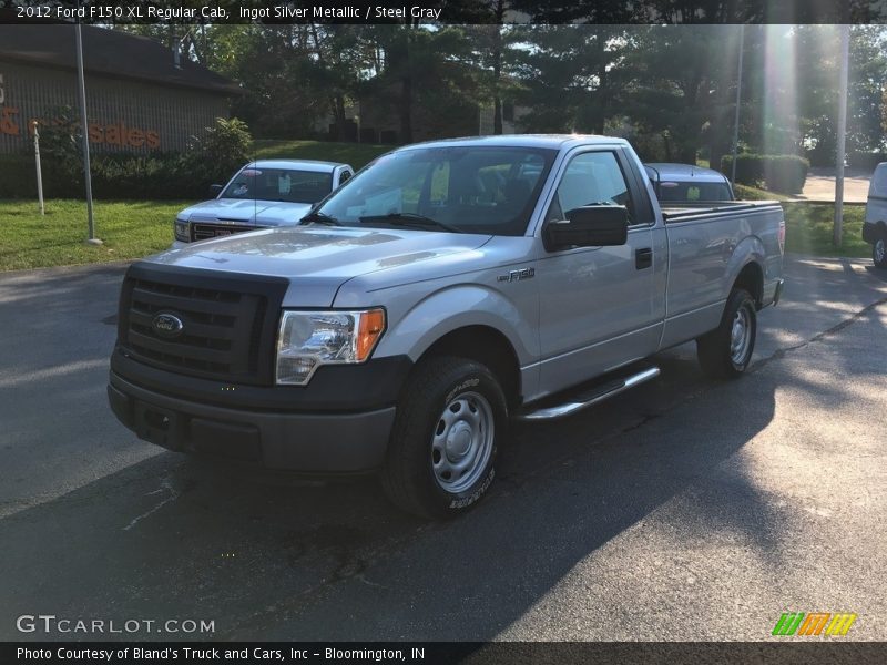 Ingot Silver Metallic / Steel Gray 2012 Ford F150 XL Regular Cab