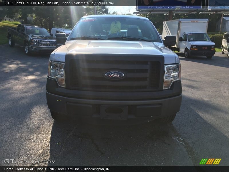 Ingot Silver Metallic / Steel Gray 2012 Ford F150 XL Regular Cab