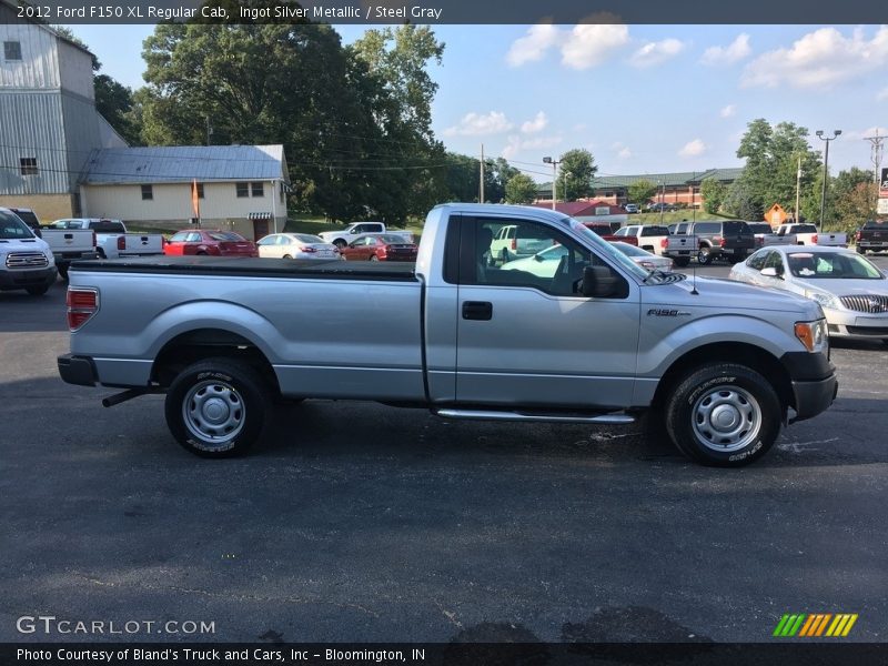 Ingot Silver Metallic / Steel Gray 2012 Ford F150 XL Regular Cab