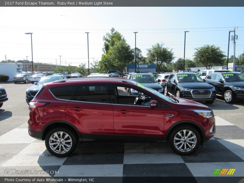 Ruby Red / Medium Light Stone 2017 Ford Escape Titanium