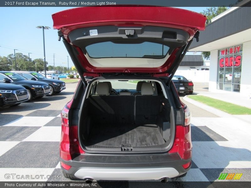 Ruby Red / Medium Light Stone 2017 Ford Escape Titanium