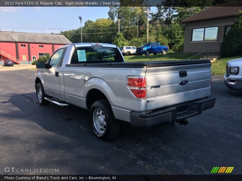 Ingot Silver Metallic / Steel Gray 2012 Ford F150 XL Regular Cab