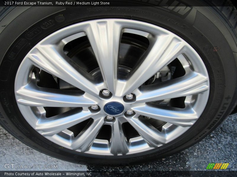 Ruby Red / Medium Light Stone 2017 Ford Escape Titanium