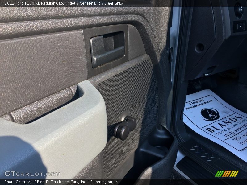 Ingot Silver Metallic / Steel Gray 2012 Ford F150 XL Regular Cab