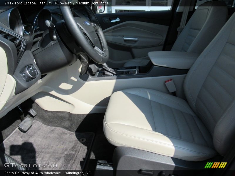 Ruby Red / Medium Light Stone 2017 Ford Escape Titanium