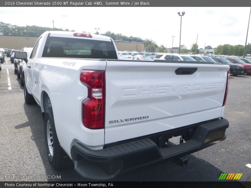 Summit White / Jet Black 2019 Chevrolet Silverado 1500 WT Regular Cab 4WD