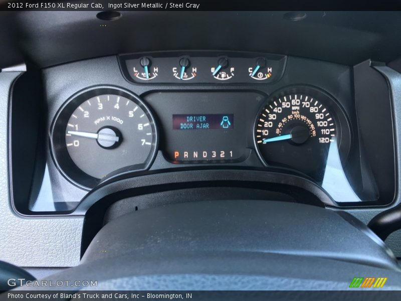 Ingot Silver Metallic / Steel Gray 2012 Ford F150 XL Regular Cab