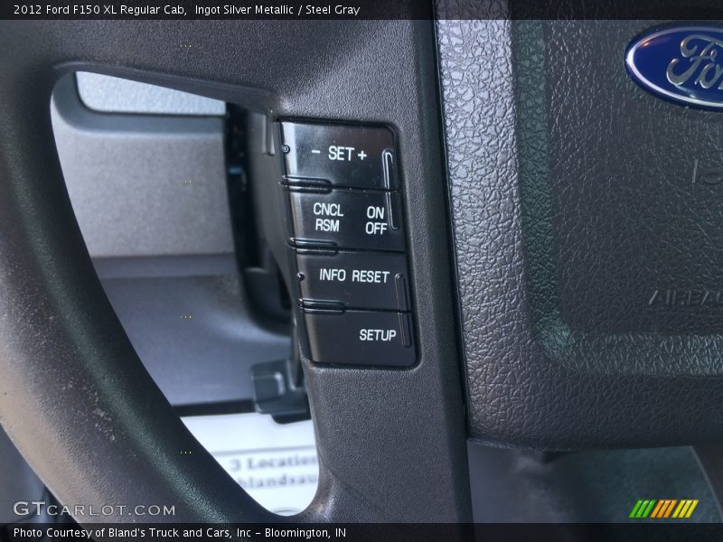 Ingot Silver Metallic / Steel Gray 2012 Ford F150 XL Regular Cab
