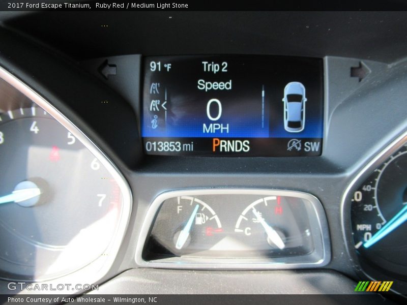 Ruby Red / Medium Light Stone 2017 Ford Escape Titanium