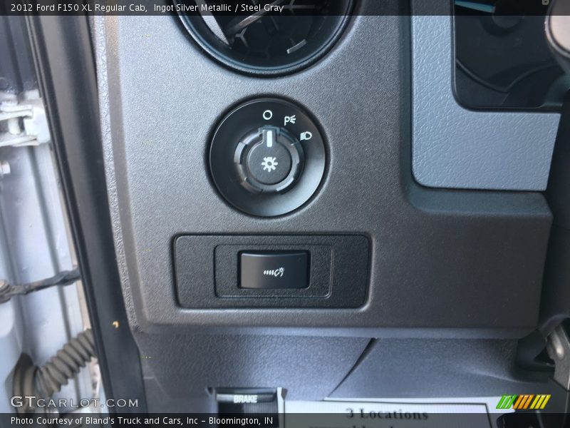 Ingot Silver Metallic / Steel Gray 2012 Ford F150 XL Regular Cab