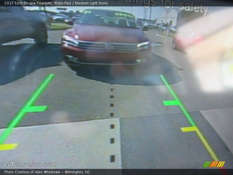 Ruby Red / Medium Light Stone 2017 Ford Escape Titanium
