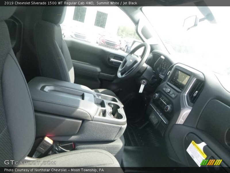 Summit White / Jet Black 2019 Chevrolet Silverado 1500 WT Regular Cab 4WD