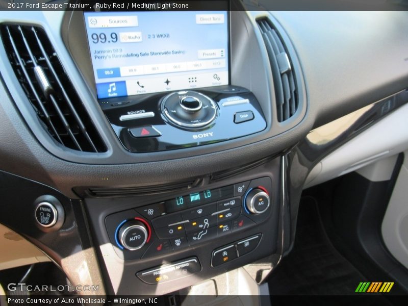 Ruby Red / Medium Light Stone 2017 Ford Escape Titanium