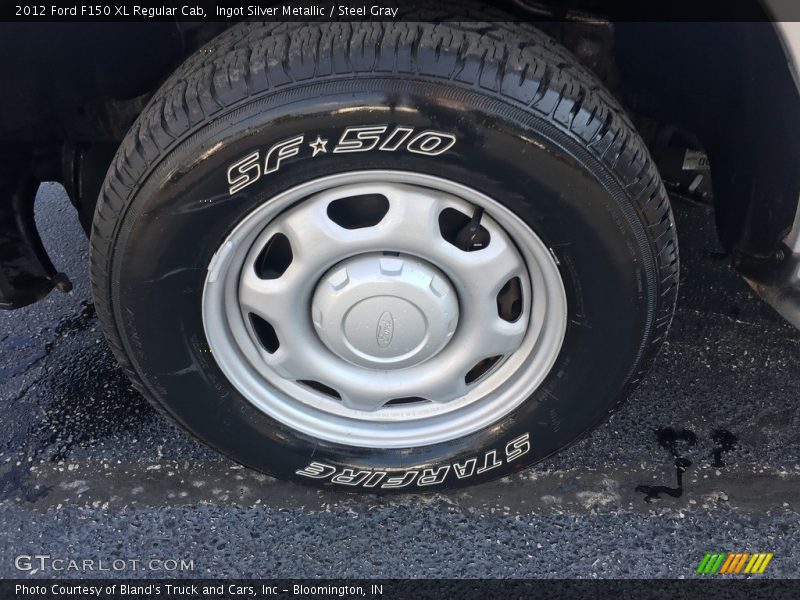 Ingot Silver Metallic / Steel Gray 2012 Ford F150 XL Regular Cab