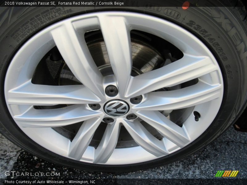 Fortana Red Metallic / Cornsilk Beige 2018 Volkswagen Passat SE