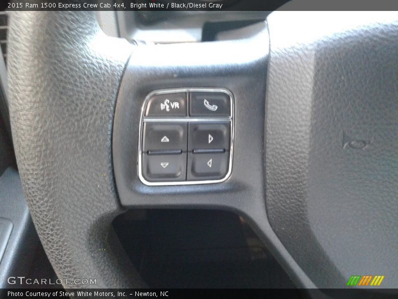 Bright White / Black/Diesel Gray 2015 Ram 1500 Express Crew Cab 4x4