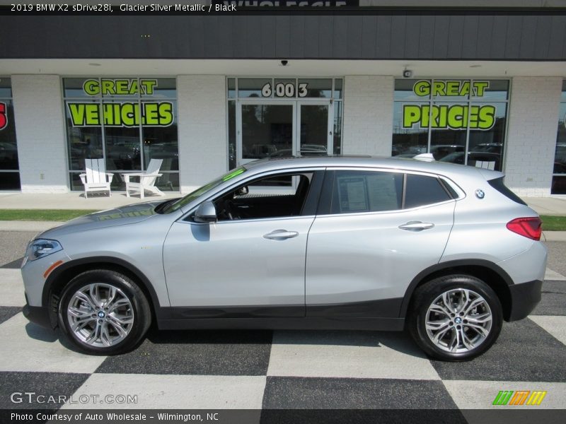 Glacier Silver Metallic / Black 2019 BMW X2 sDrive28i