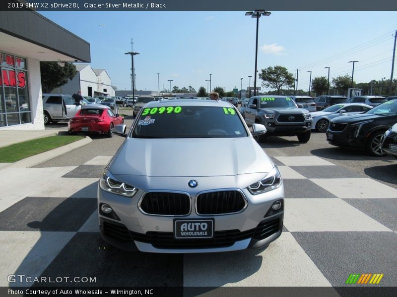 Glacier Silver Metallic / Black 2019 BMW X2 sDrive28i