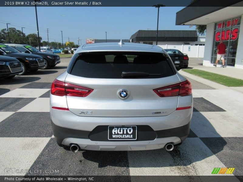 Glacier Silver Metallic / Black 2019 BMW X2 sDrive28i