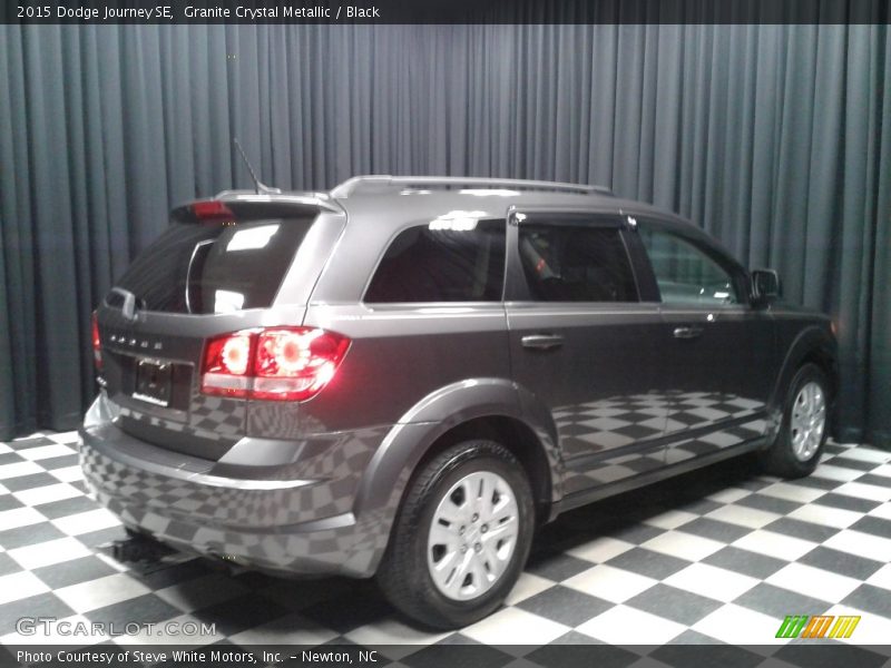 Granite Crystal Metallic / Black 2015 Dodge Journey SE