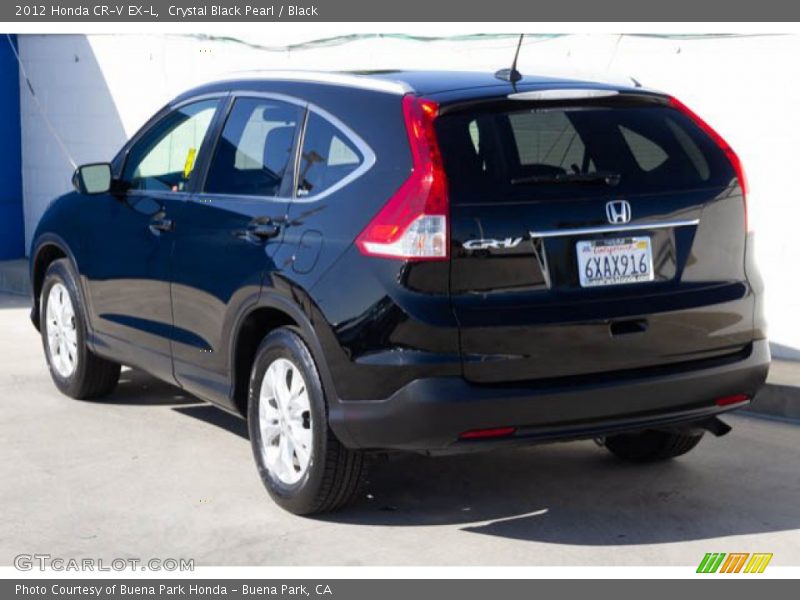 Crystal Black Pearl / Black 2012 Honda CR-V EX-L