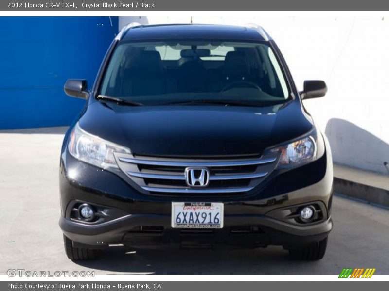 Crystal Black Pearl / Black 2012 Honda CR-V EX-L