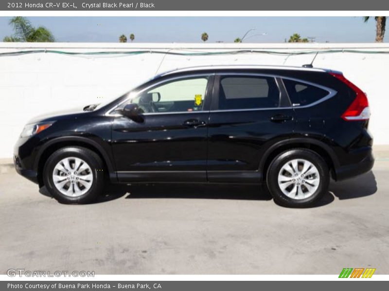 Crystal Black Pearl / Black 2012 Honda CR-V EX-L