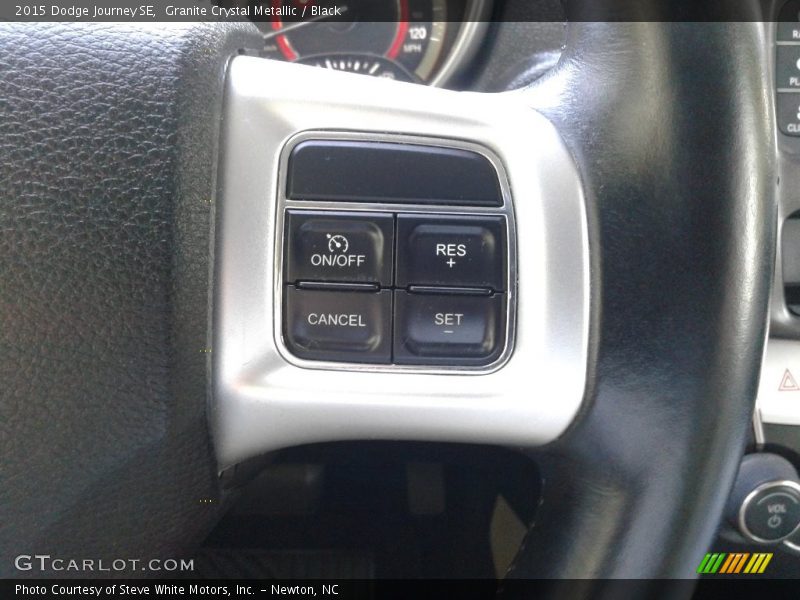Granite Crystal Metallic / Black 2015 Dodge Journey SE