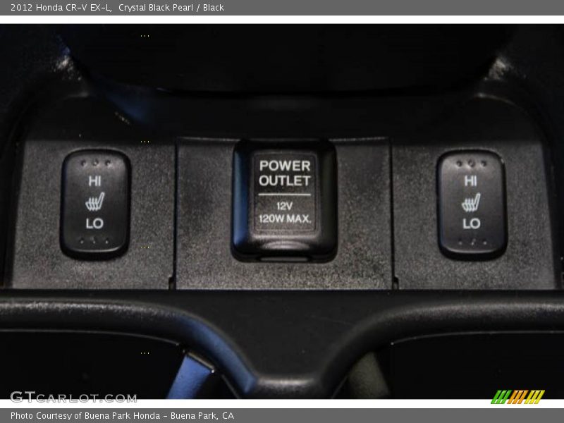 Crystal Black Pearl / Black 2012 Honda CR-V EX-L