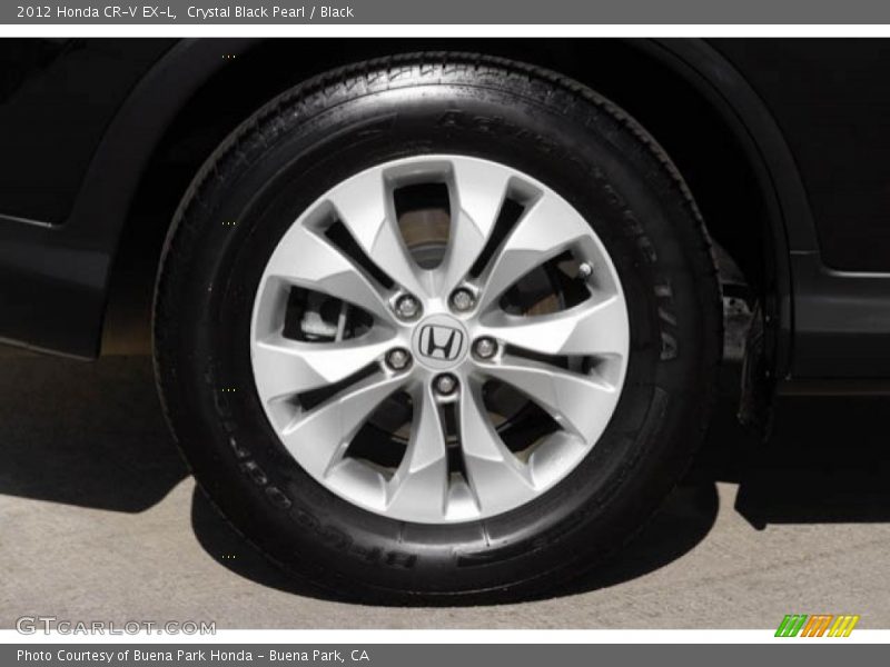 Crystal Black Pearl / Black 2012 Honda CR-V EX-L