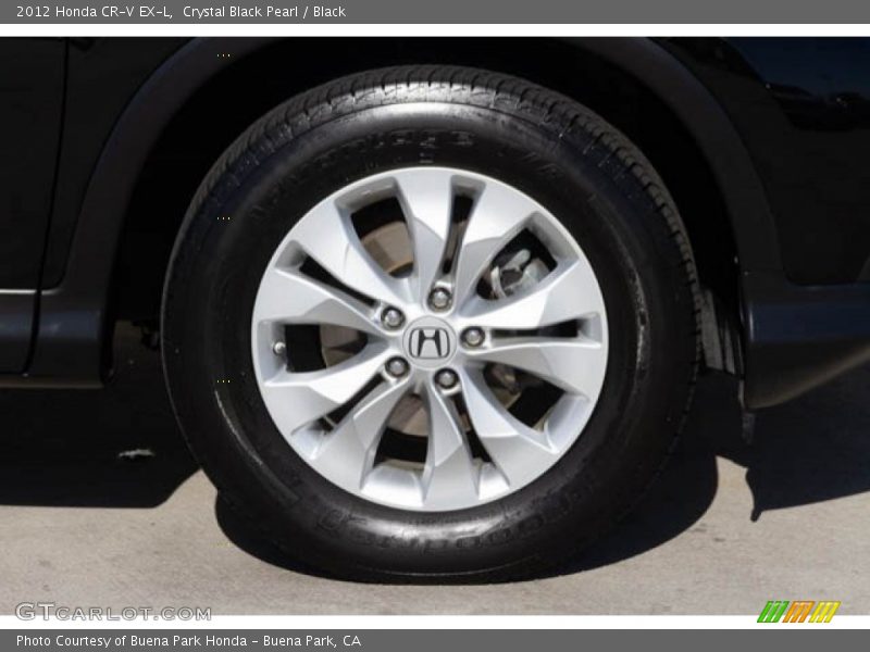 Crystal Black Pearl / Black 2012 Honda CR-V EX-L