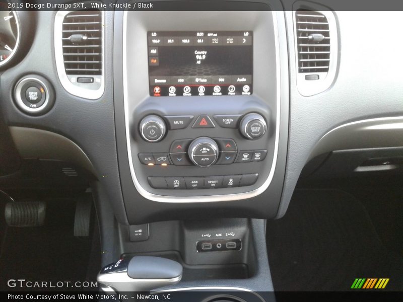 White Knuckle / Black 2019 Dodge Durango SXT