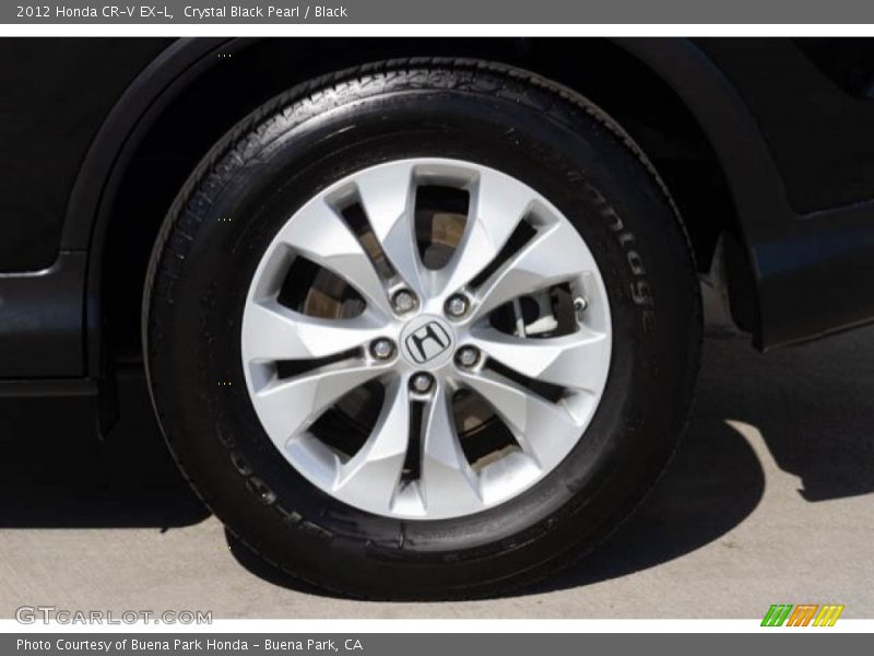Crystal Black Pearl / Black 2012 Honda CR-V EX-L