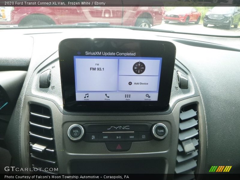 Frozen White / Ebony 2020 Ford Transit Connect XL Van