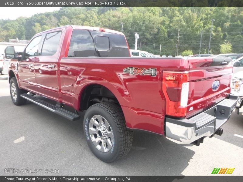 Ruby Red / Black 2019 Ford F250 Super Duty Lariat Crew Cab 4x4