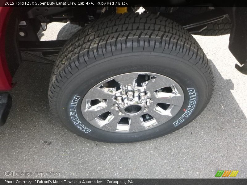 Ruby Red / Black 2019 Ford F250 Super Duty Lariat Crew Cab 4x4
