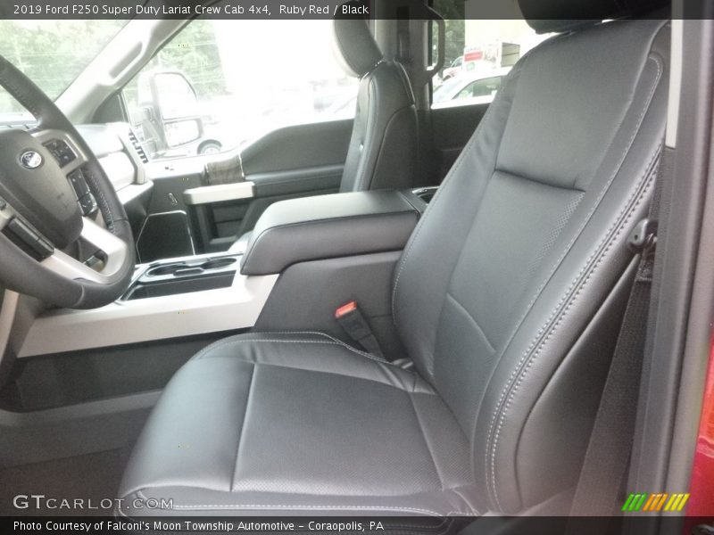 Ruby Red / Black 2019 Ford F250 Super Duty Lariat Crew Cab 4x4