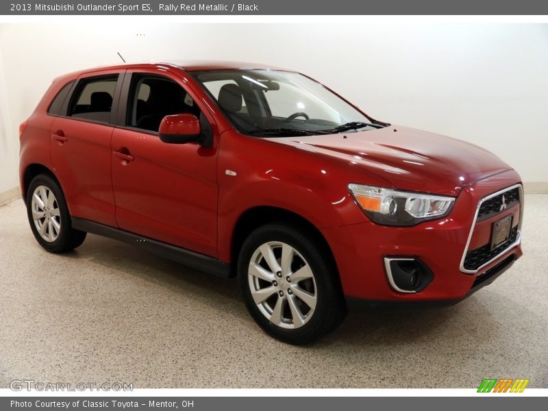 Rally Red Metallic / Black 2013 Mitsubishi Outlander Sport ES