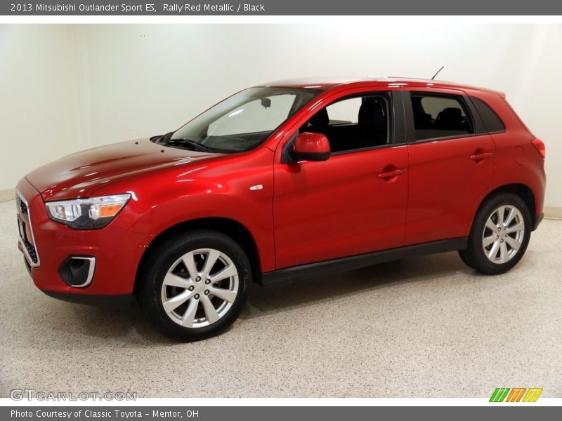 Rally Red Metallic / Black 2013 Mitsubishi Outlander Sport ES