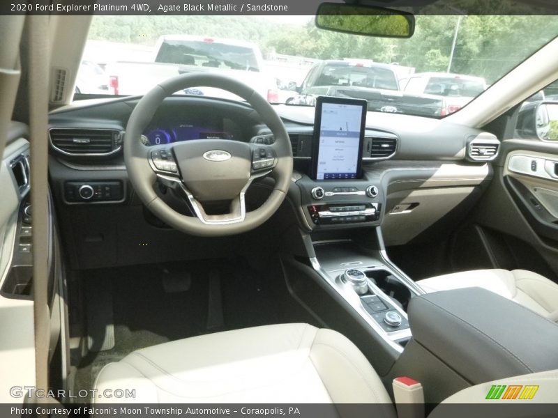 Front Seat of 2020 Explorer Platinum 4WD