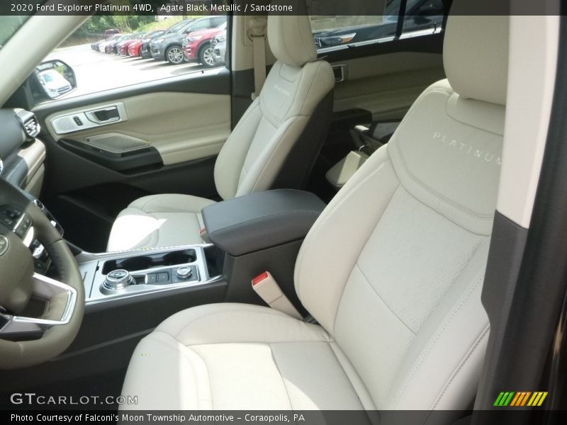 Front Seat of 2020 Explorer Platinum 4WD