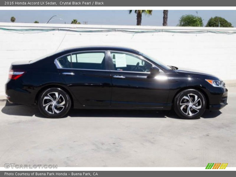 Crystal Black Pearl / Black 2016 Honda Accord LX Sedan