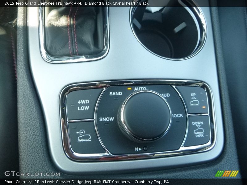 Controls of 2019 Grand Cherokee Trailhawk 4x4