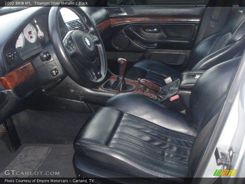 Titanium Silver Metallic / Black 2002 BMW M5