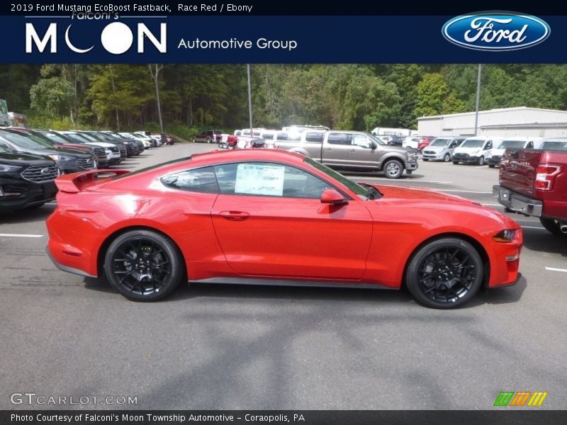 Race Red / Ebony 2019 Ford Mustang EcoBoost Fastback