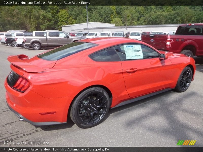 Race Red / Ebony 2019 Ford Mustang EcoBoost Fastback