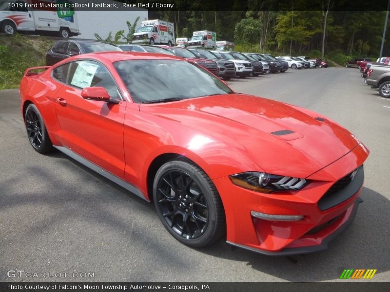 Race Red / Ebony 2019 Ford Mustang EcoBoost Fastback