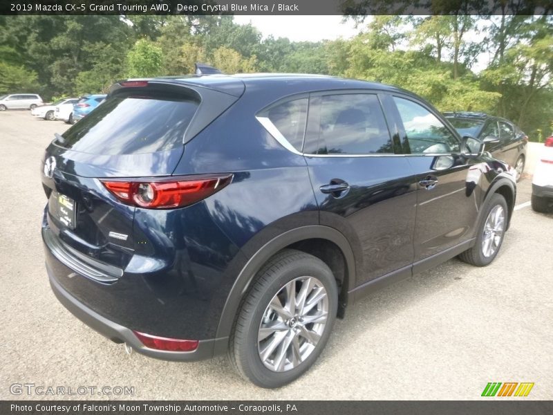 Deep Crystal Blue Mica / Black 2019 Mazda CX-5 Grand Touring AWD