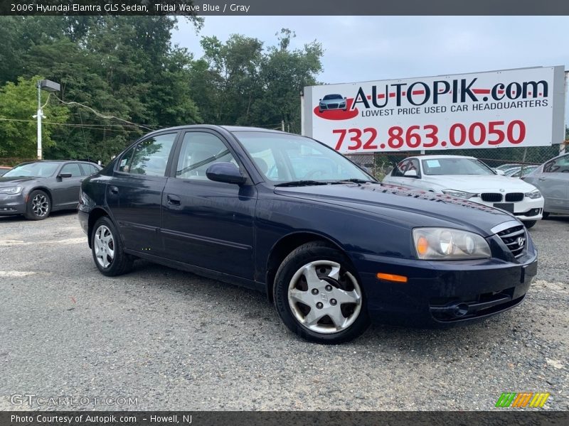 Tidal Wave Blue / Gray 2006 Hyundai Elantra GLS Sedan