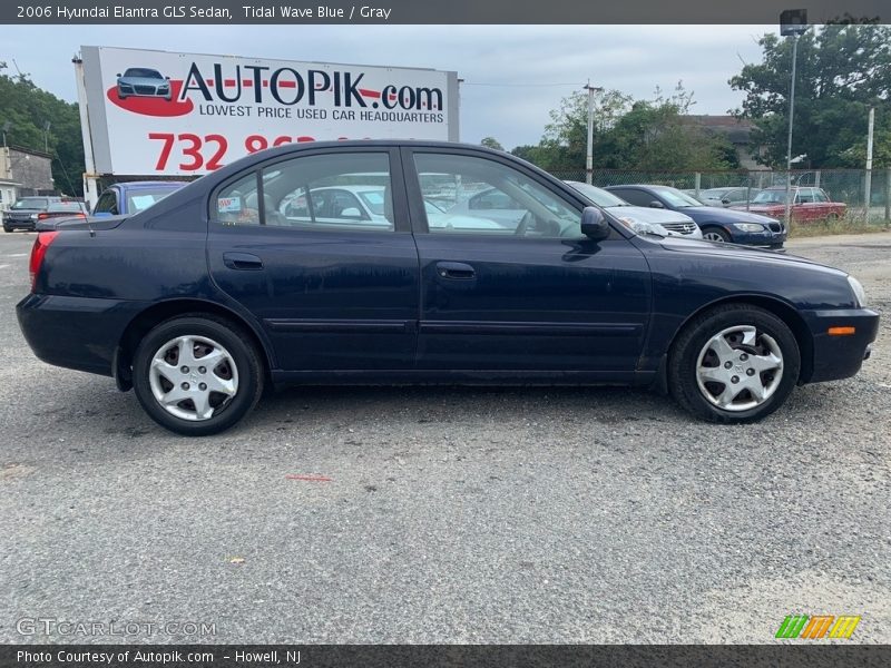 Tidal Wave Blue / Gray 2006 Hyundai Elantra GLS Sedan